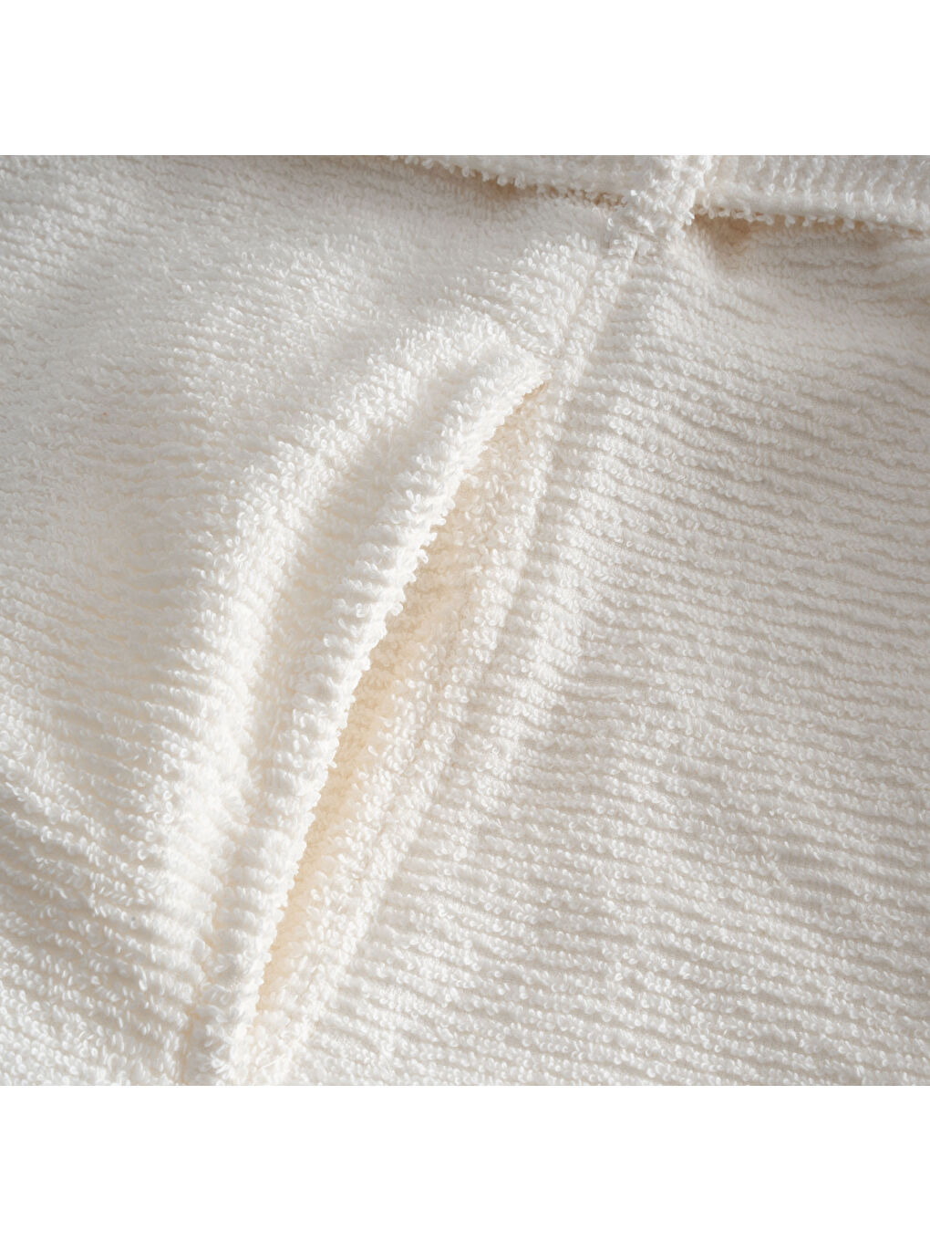 Yeşil Tria Aile Bornoz Seti 10 Parça %100 Pamuk Jakarlı Mint-Krem M/L-3