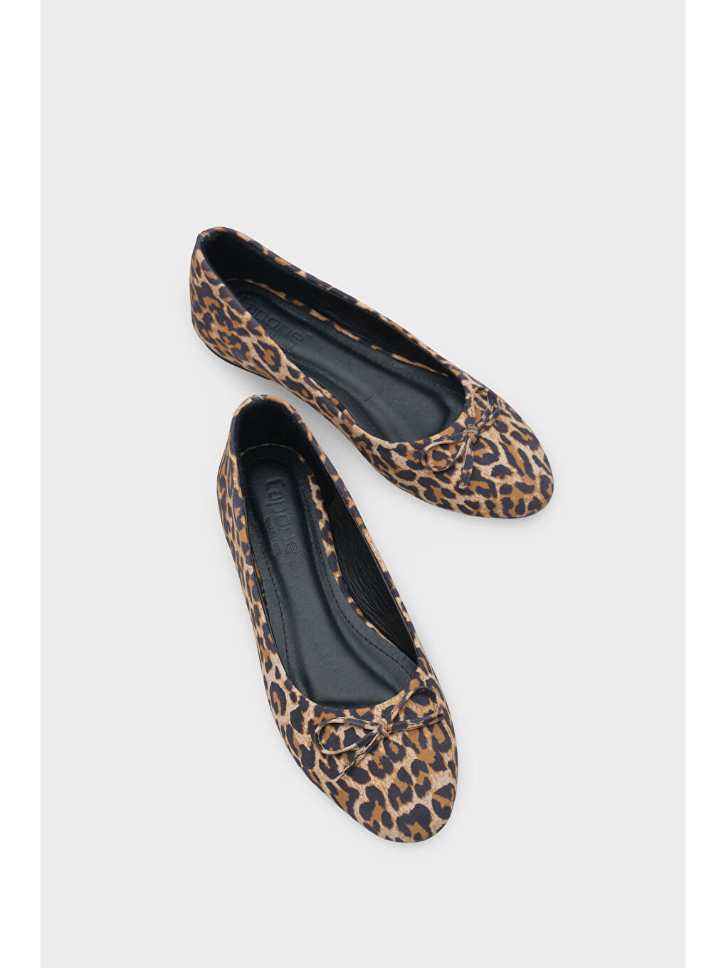 Kahverengi Bloom Hakiki Deri Fiyonklu Yuvarlak Burunlu Kadın Babet-5