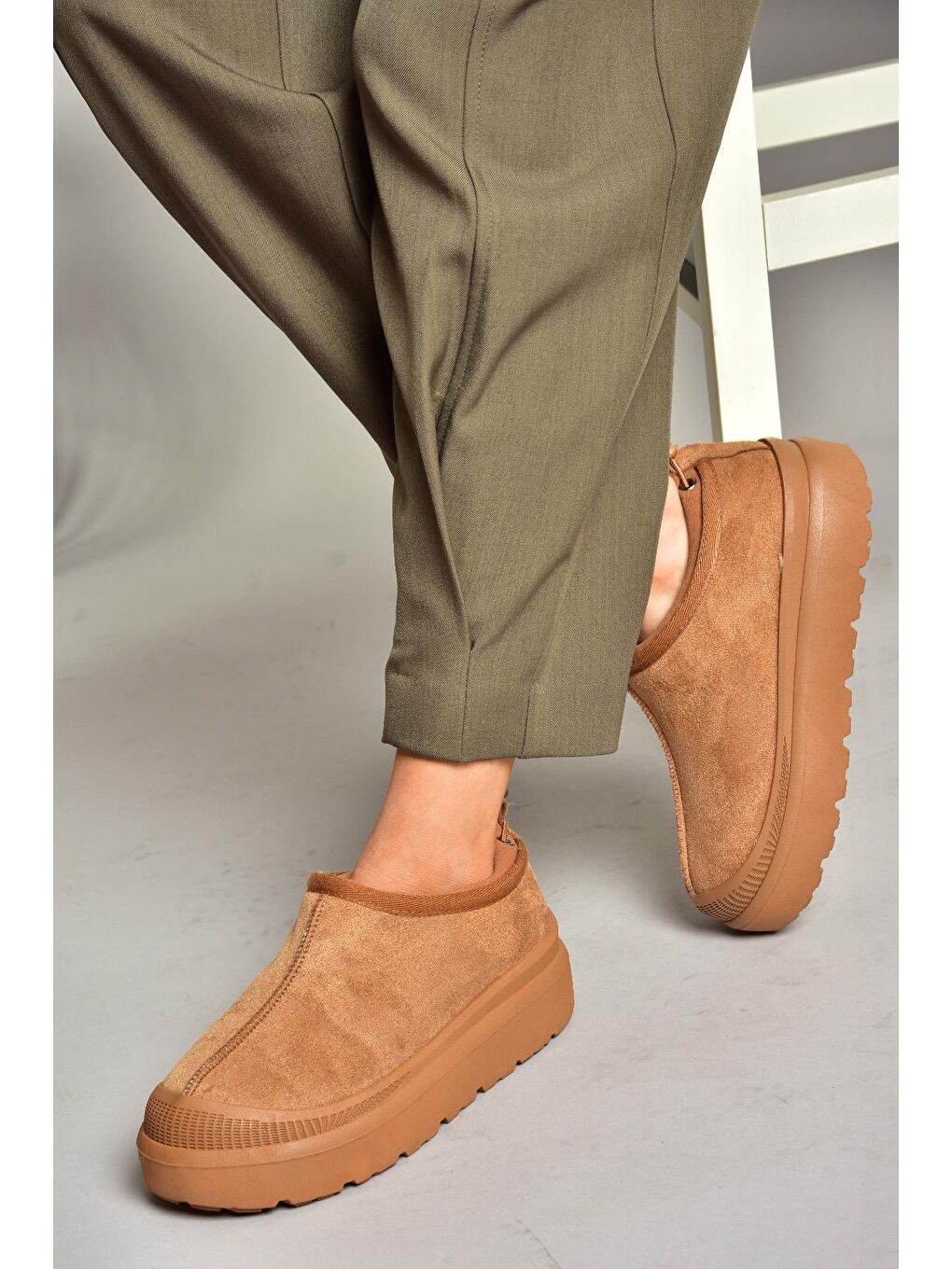 Kahverengi T6127110 Taba Kadın Ayakkabı