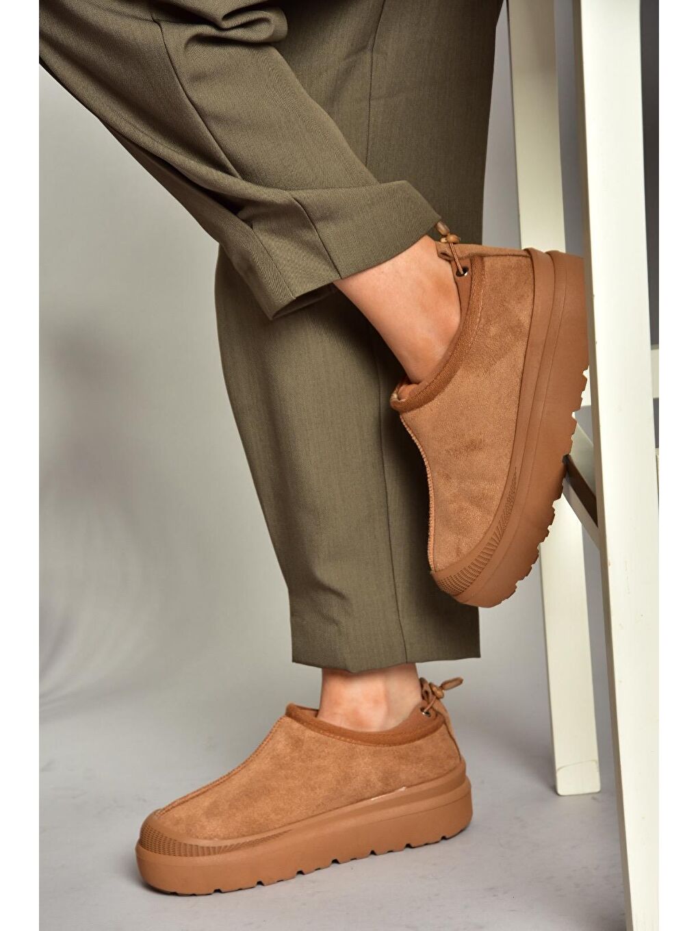 Kahverengi T6127110 Taba Kadın Ayakkabı-3