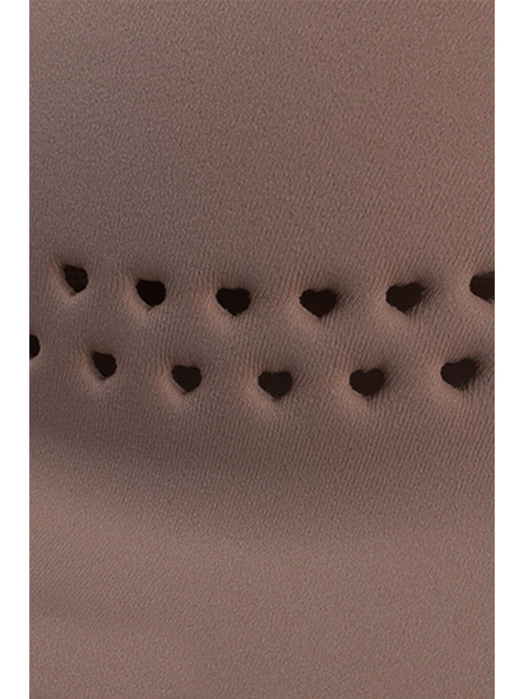 Kahverengi Kadın Kaplı Lazer Dikişsiz Modelli Sütyen-2