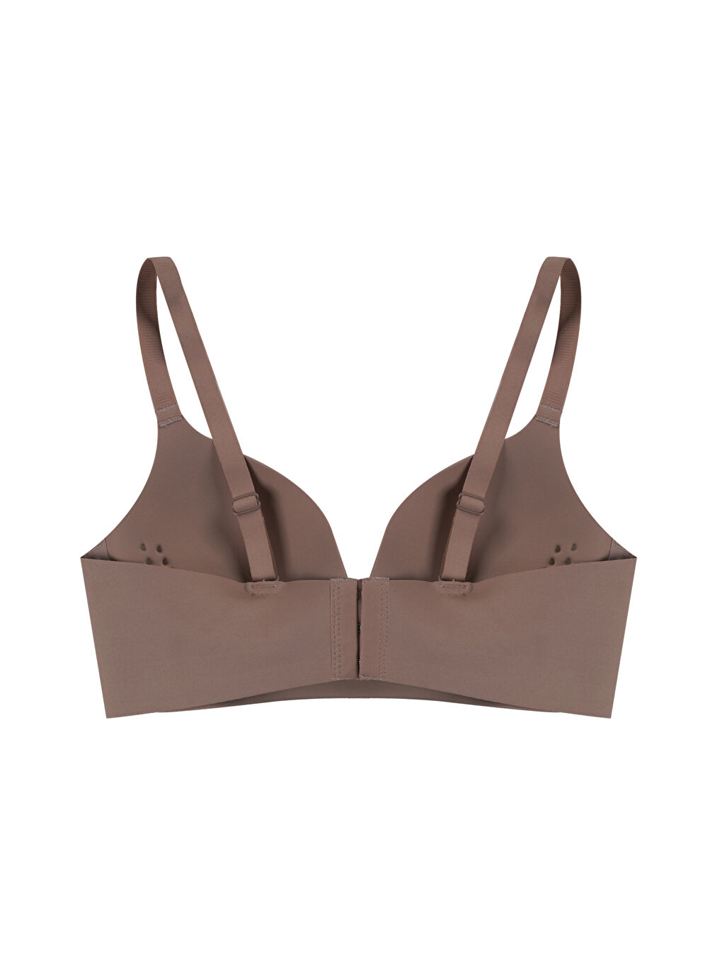 Kahverengi Kadın Kaplı Lazer Dikişsiz Modelli Sütyen-3