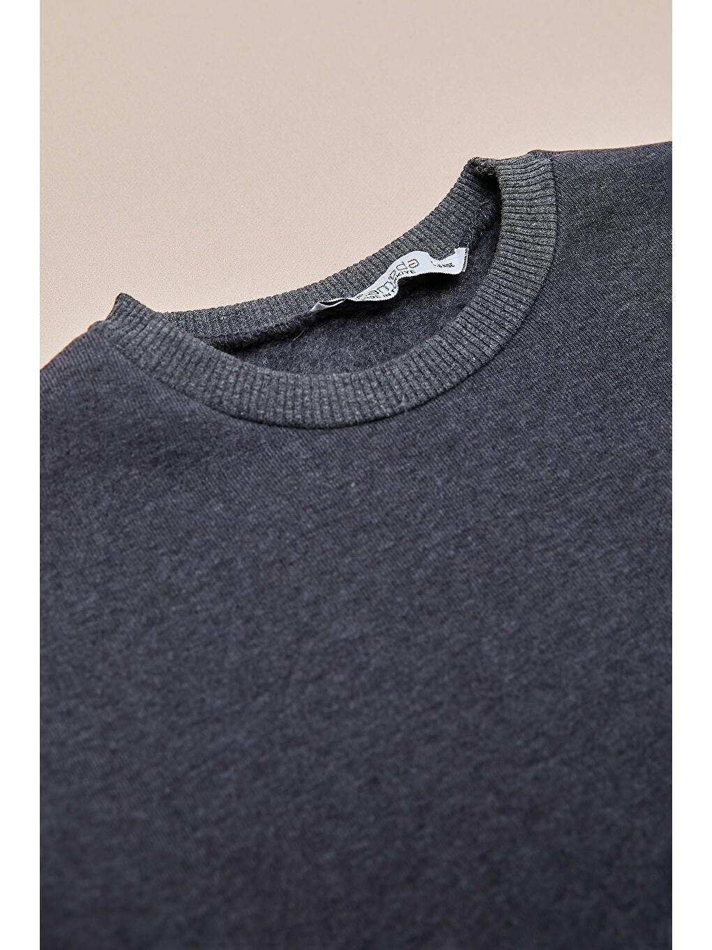 Antrasit 3 İplik Basic Unisex Çocuk Sweatshirt-4