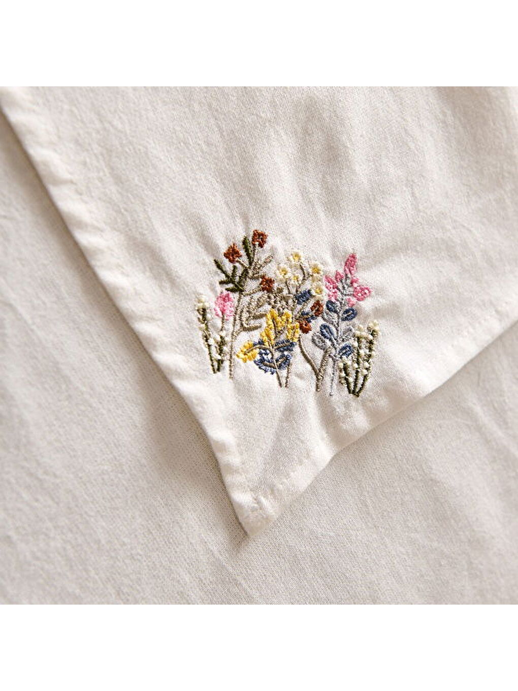 Soft Fancy Granny Masa Örtüsü - Beyaz - 140x200 cm-4