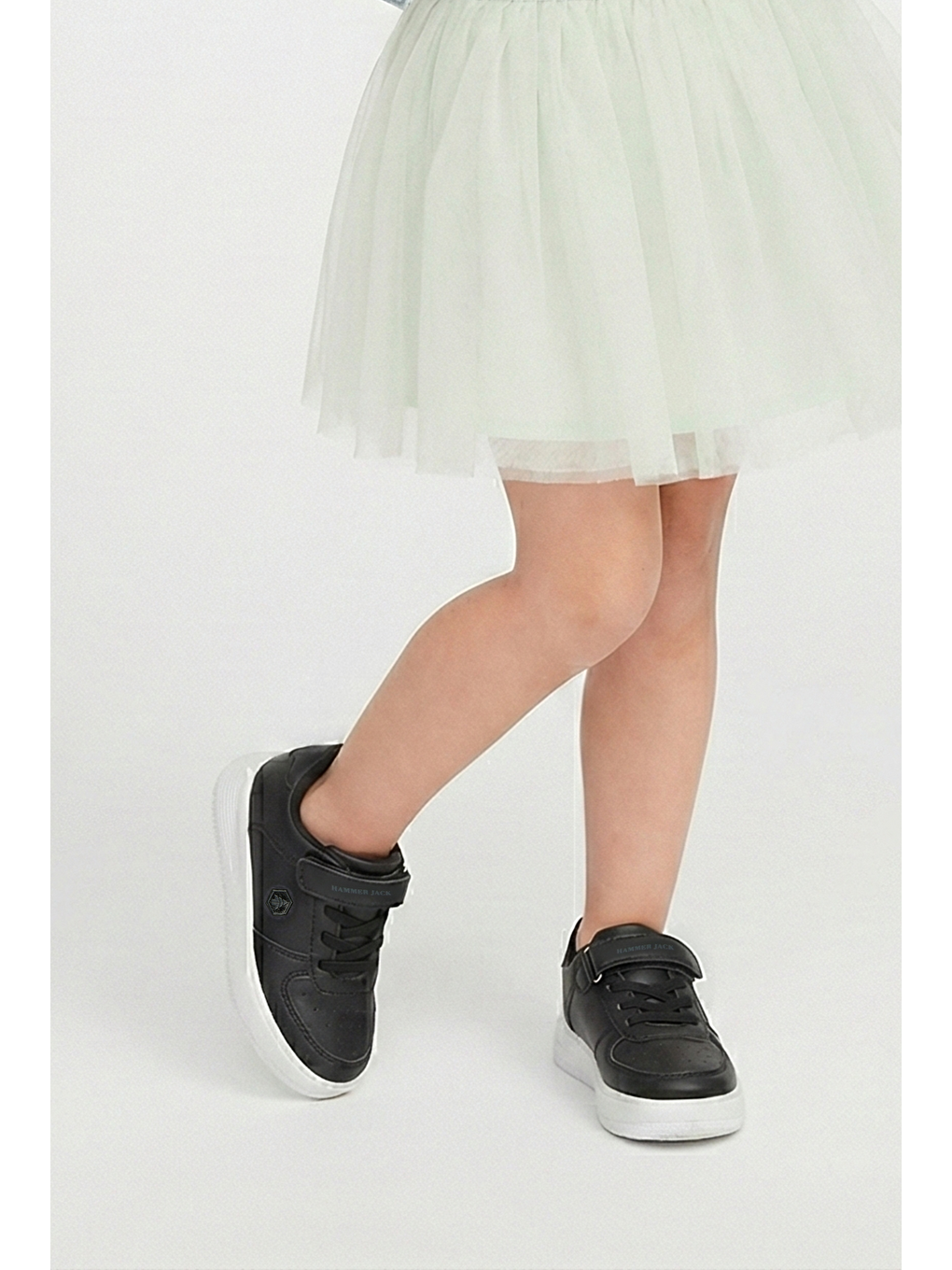 Gasella Siyah Çocuk Spor Ayakkabı-4