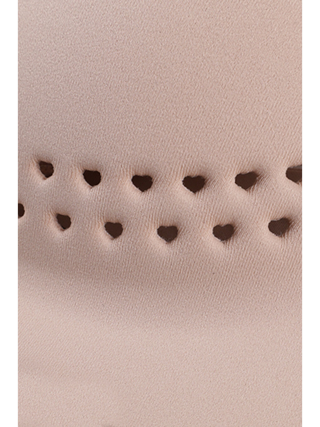 Ekru Kadın Kaplı Lazer Dikişsiz Modelli Sütyen-2