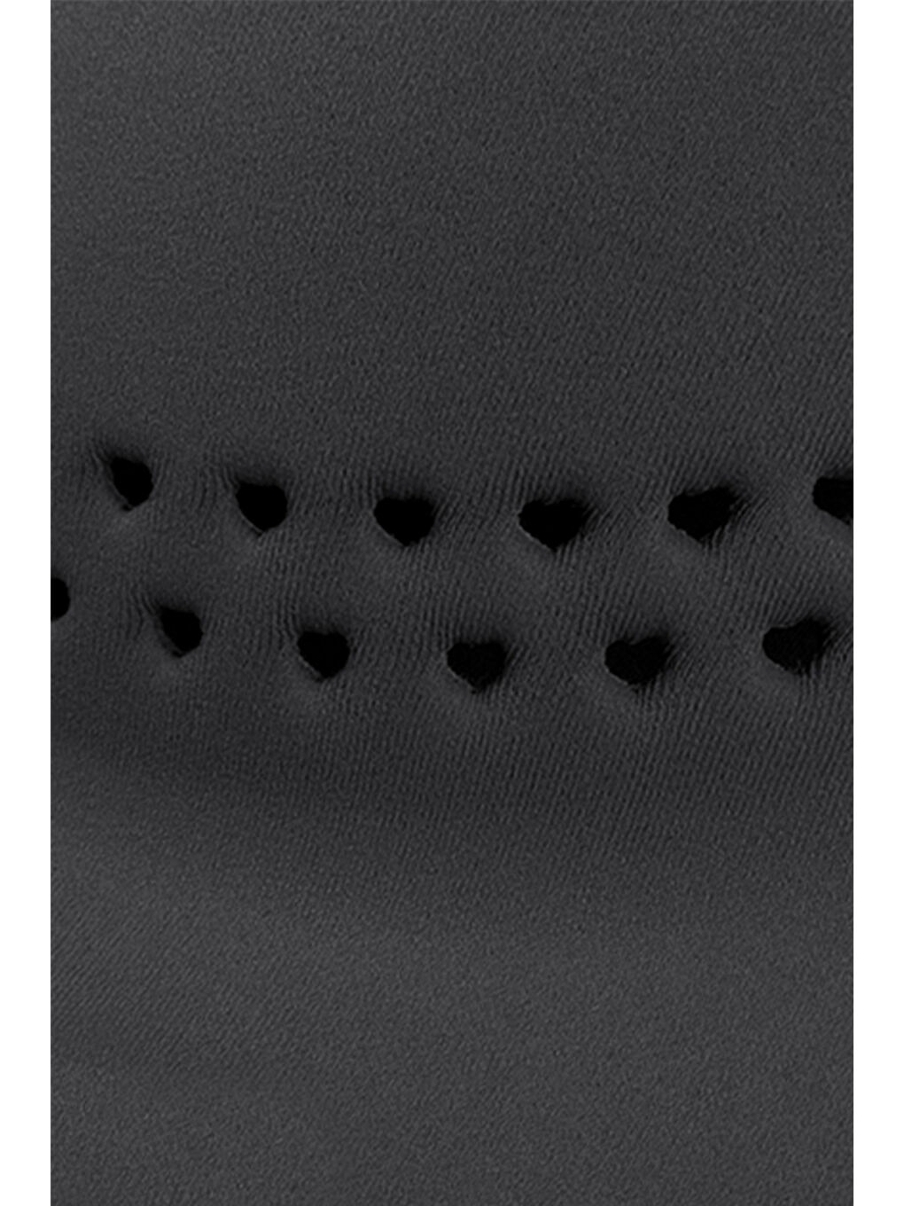 Siyah Kadın Kaplı Lazer Dikişsiz Modelli Sütyen-2