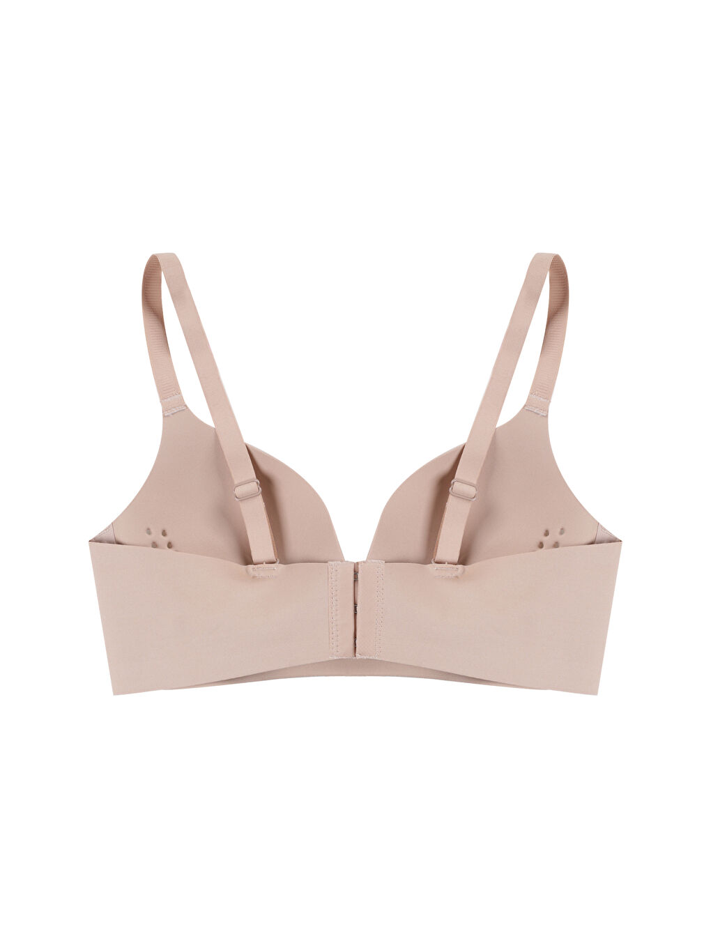 Ekru Kadın Kaplı Lazer Dikişsiz Modelli Sütyen-3