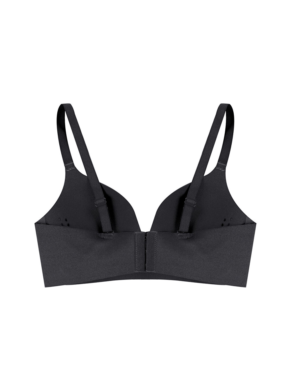 Siyah Kadın Kaplı Lazer Dikişsiz Modelli Sütyen-3