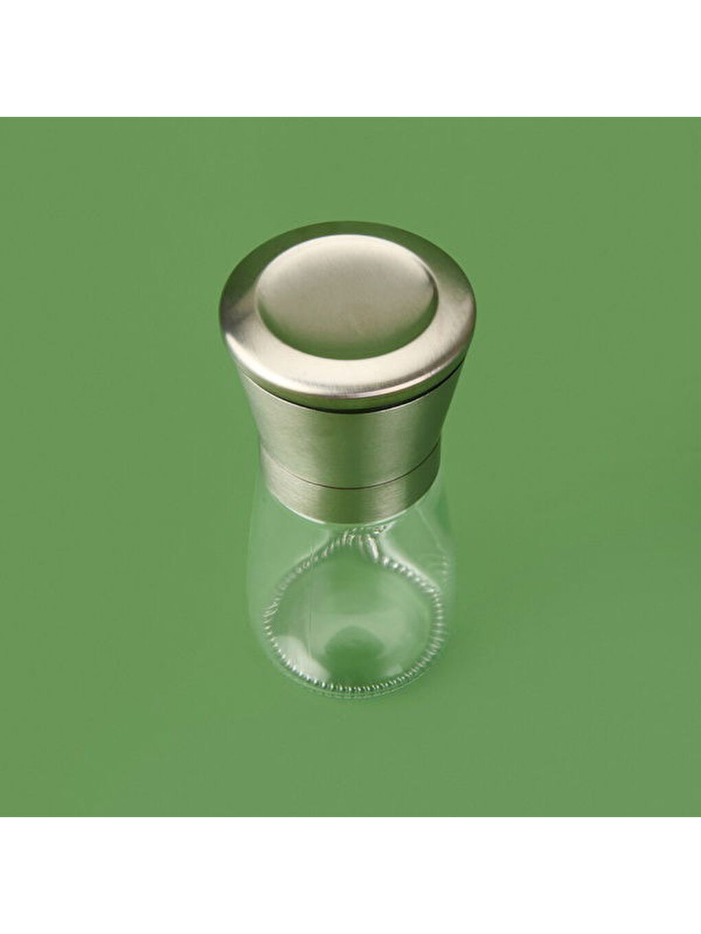 Renksiz Tuz ve Biber Değirmeni - Şeffaf / Gri - 13 cm-3