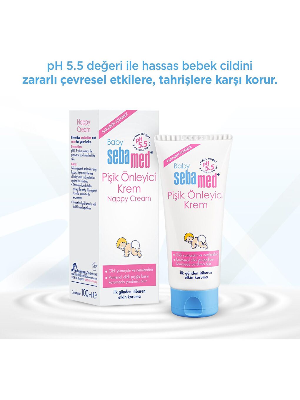 Sebamed Baby Renksiz Bebek Pişik Önleyici Krem 100 ml x 6 Adet - 3