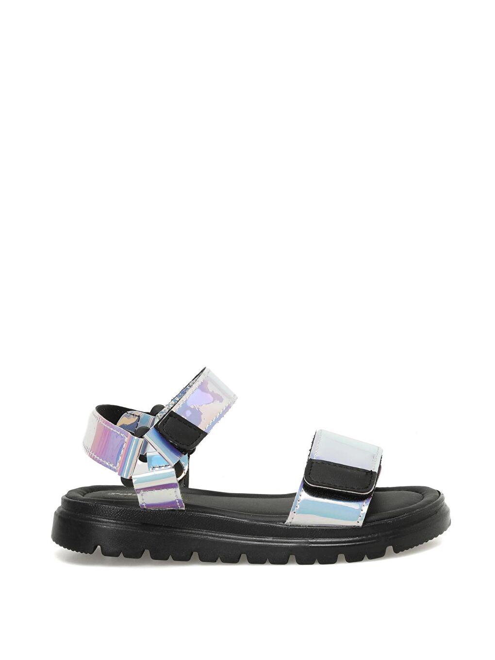 624292.F3FX Siyah Kız Çocuk Sandalet