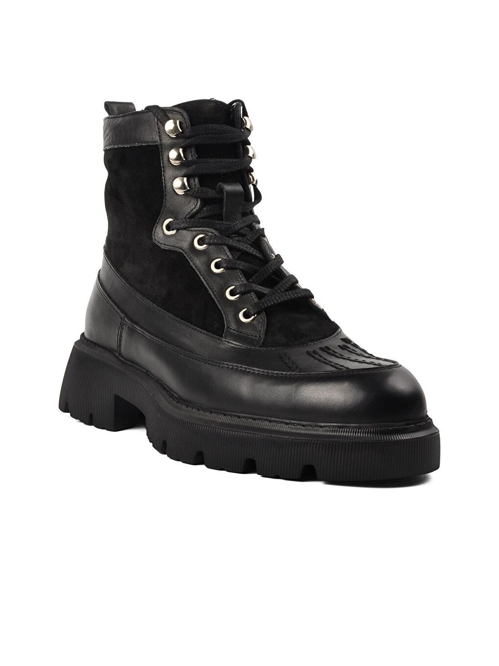 Premium 2998 Siyah Nubuk Hakiki Deri Erkek Bot-2