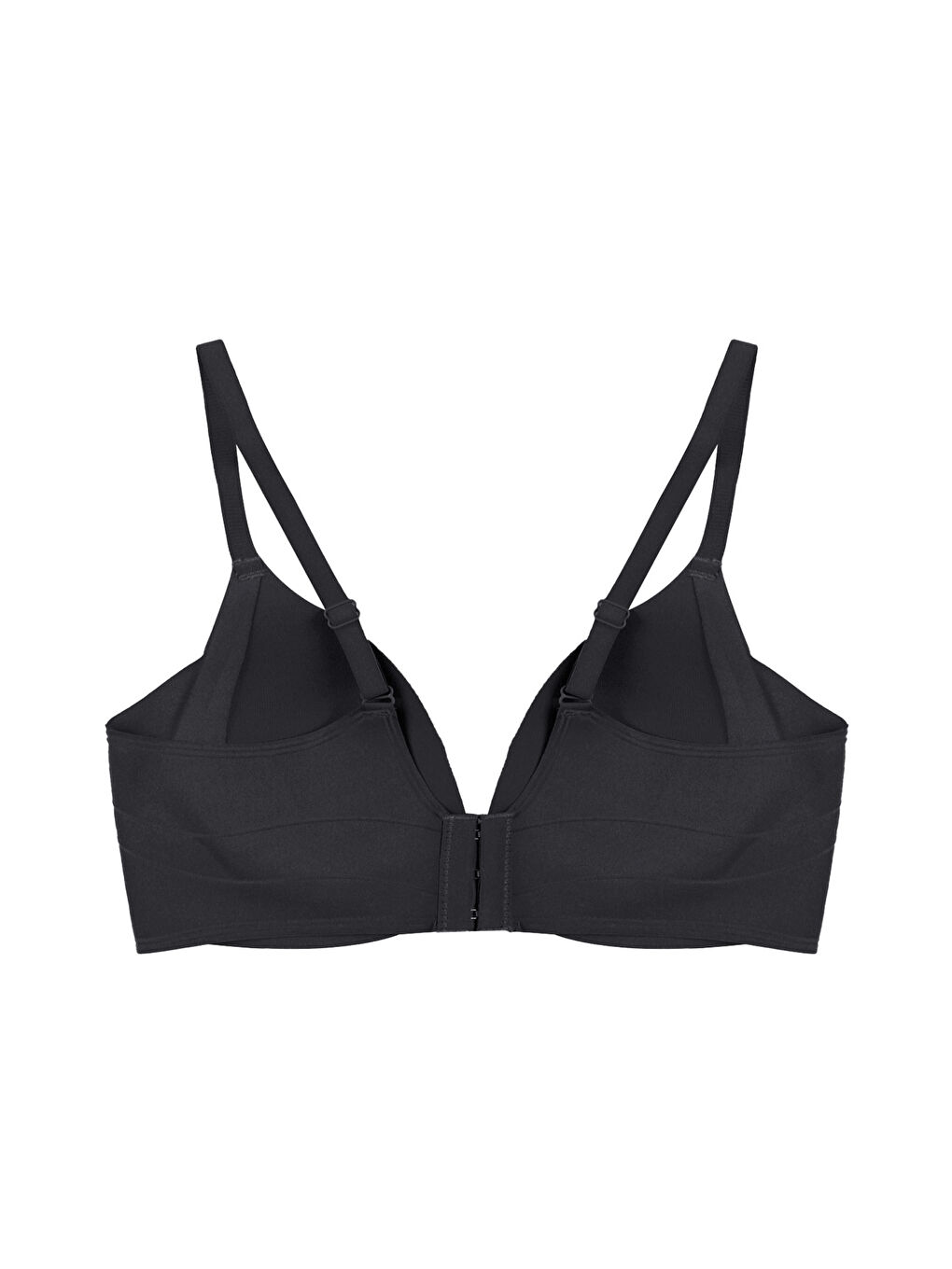 Siyah Kadın Kaplı Lazer Dikişsiz Modelli Sütyen-3