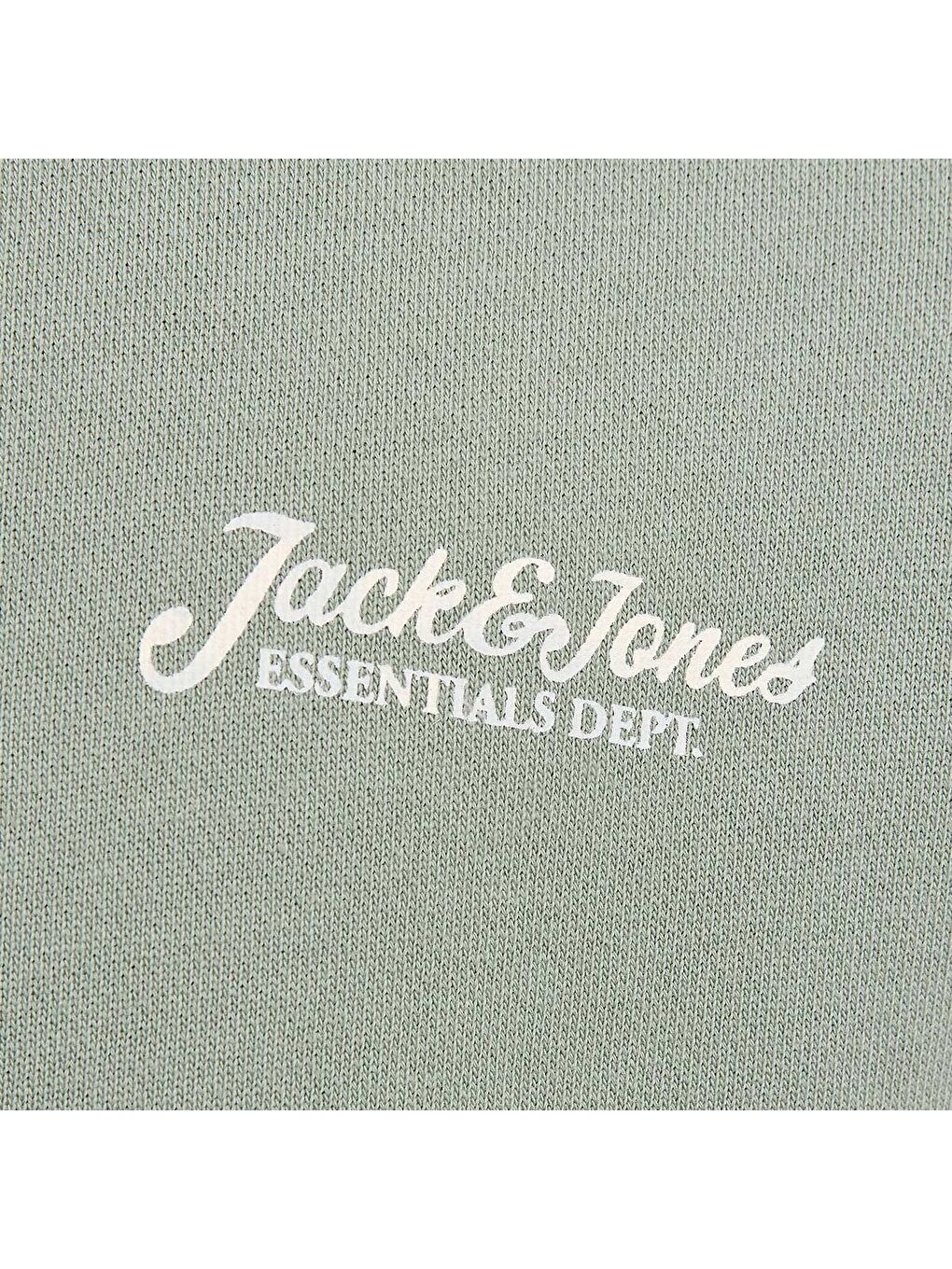 Beau Erkek Yeşil Kapüşonlu Sweatshirt-4