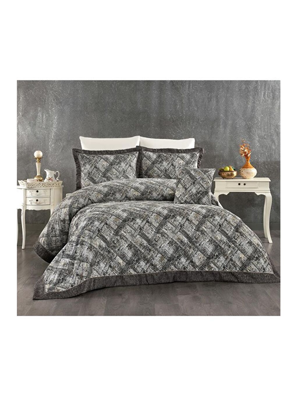 Dora 7 Parça Şönil Pike Takımı Yeşil-1