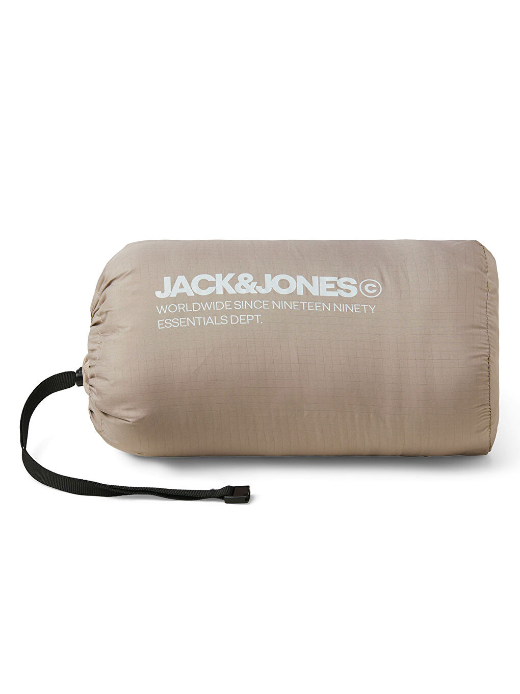 State Packable Puffer Colar Erkek Bej Dik Yaka Mont-4