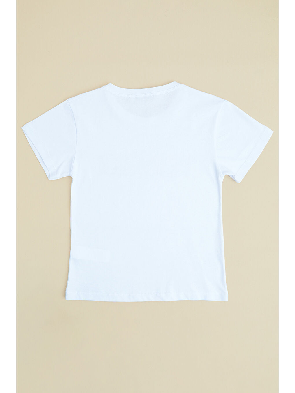 Beyaz New York Baskılı Kız Çocuk Tişört-1