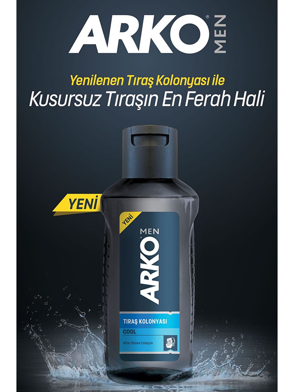 Arko Men Cool Tıraş Kolonyası 4x255 ml - 1