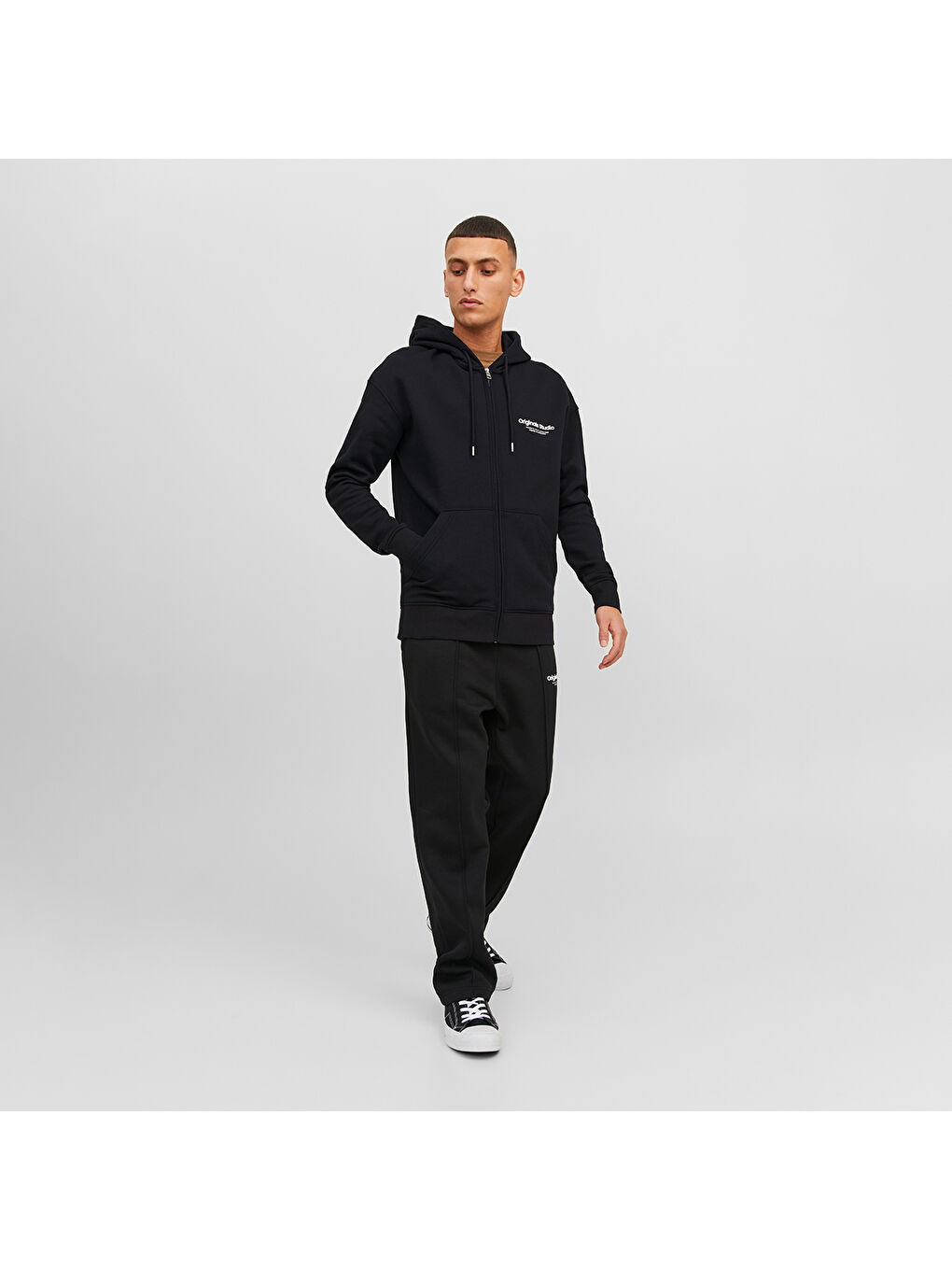 Vesterbro Erkek Siyah Kapüşonlu Ceket-1