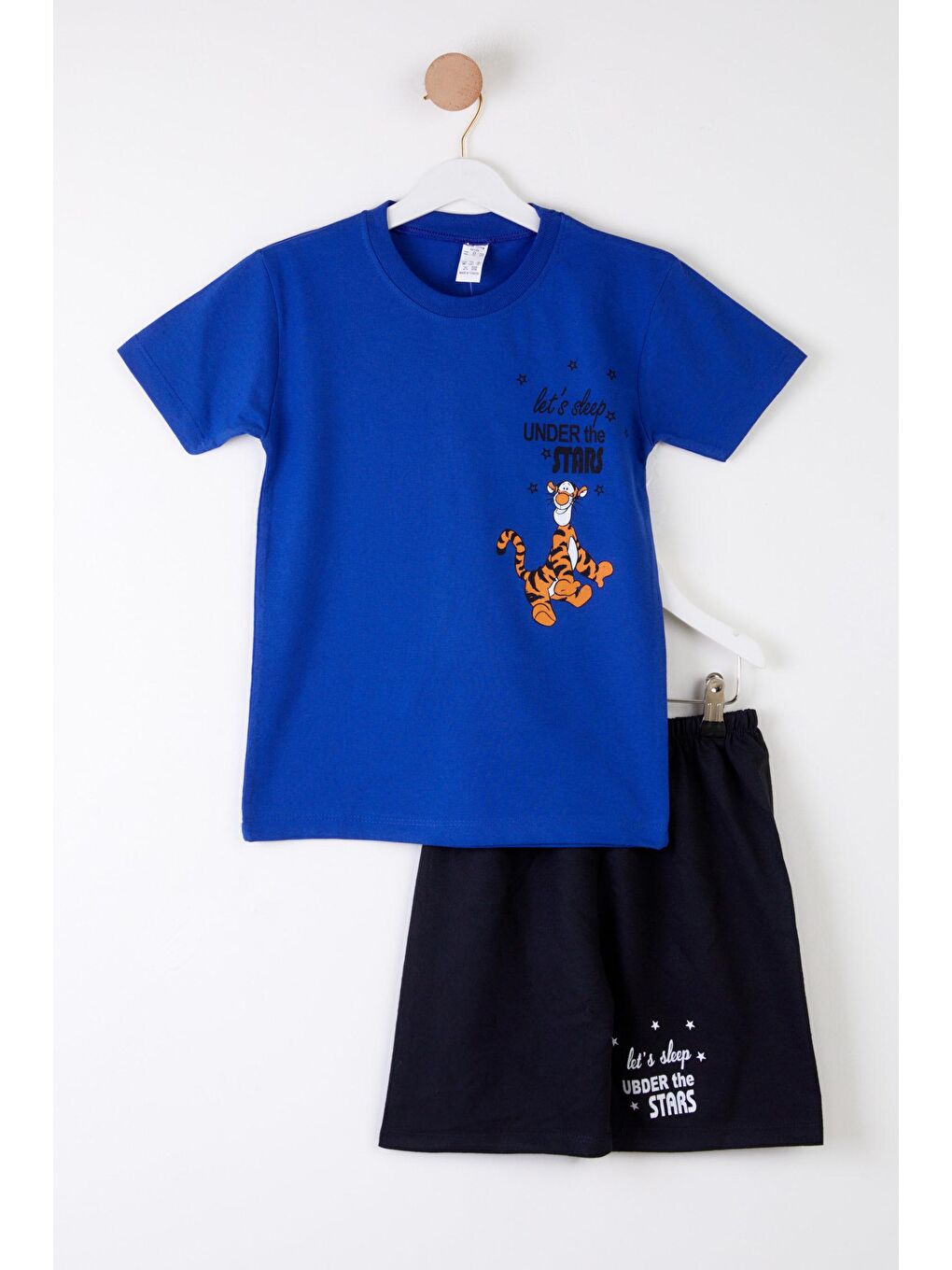 Erkek Çocuk Mavi Baskılı İkili Takım - 25491