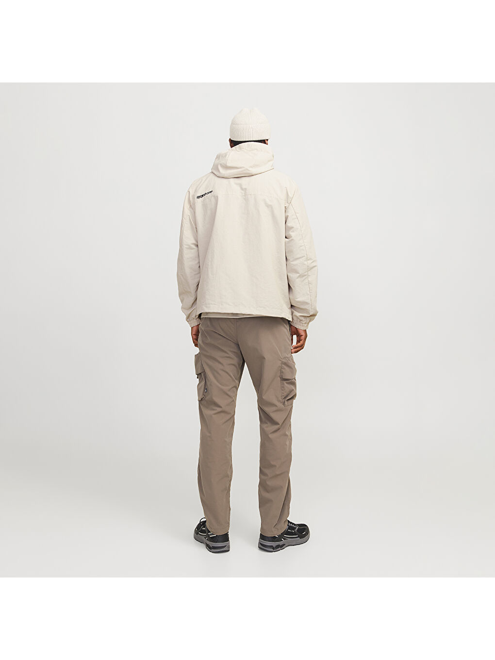 Union Erkek Bej Kapüşonlu Ceket-2