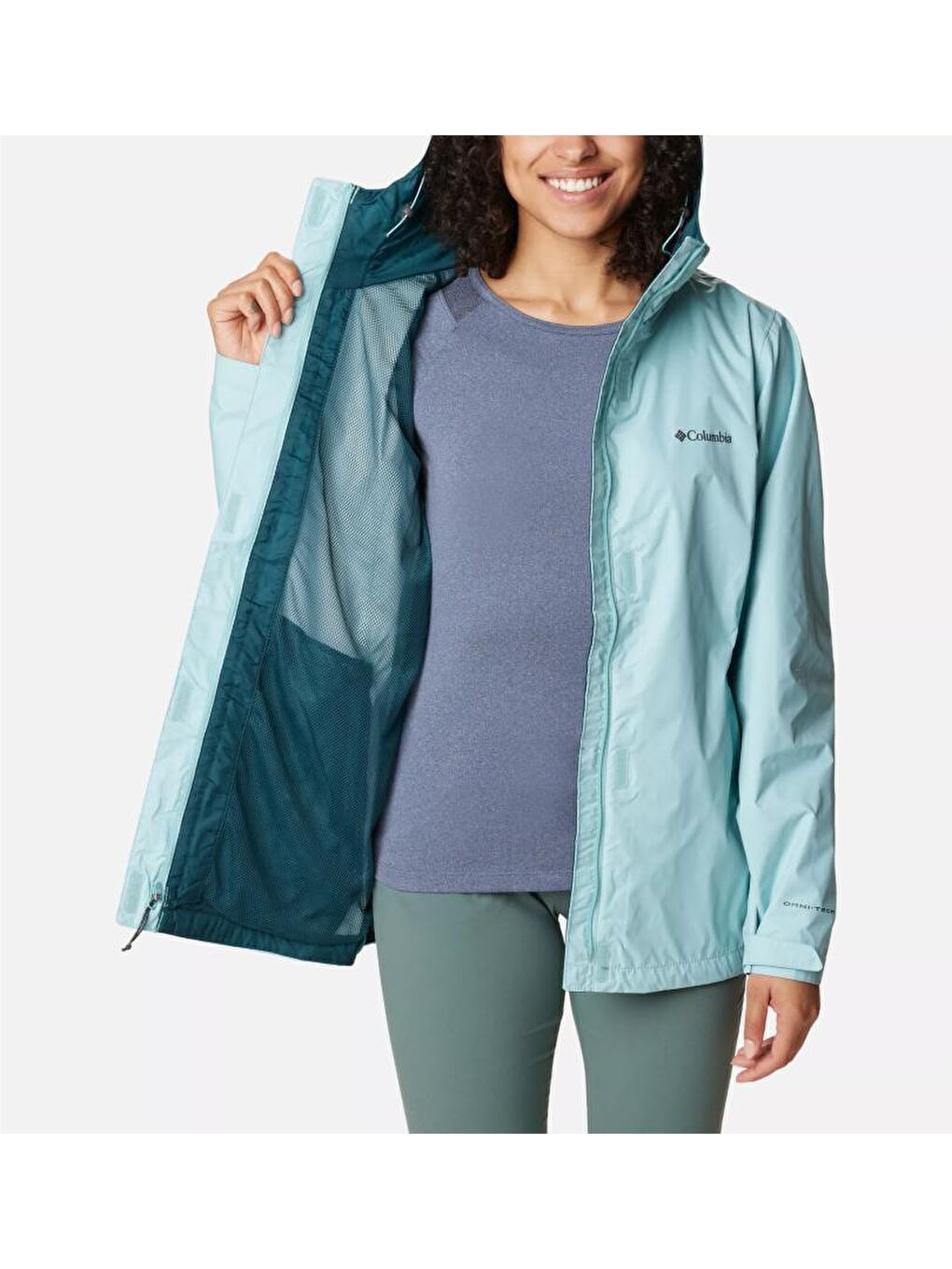 Columbia Mavi Arcadia™ II Rain Jacket Kadın Yağmurluk RL2436-321 - 4