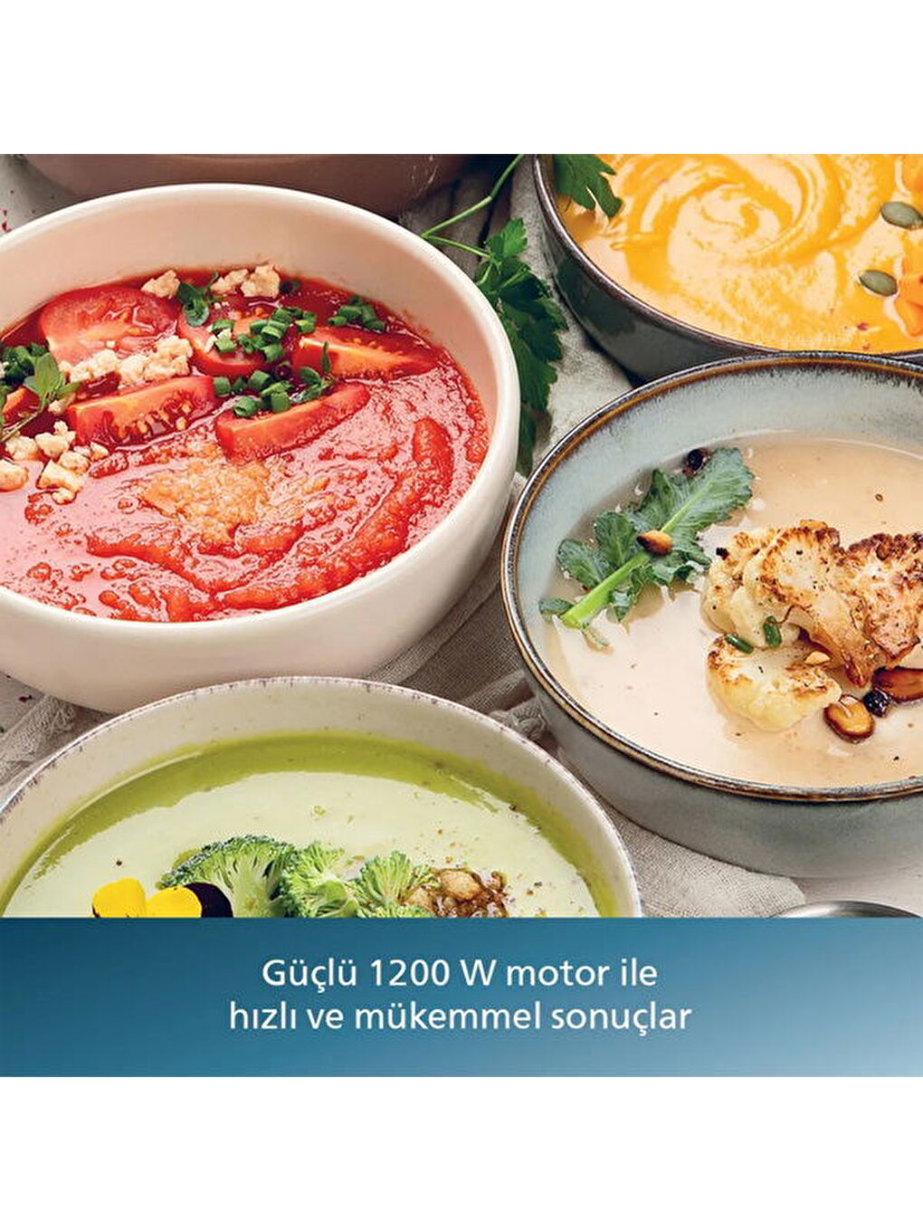 5000 Serisi HR2695/00 El Blenderi - Siyah / Inox - 1200 Watt-1