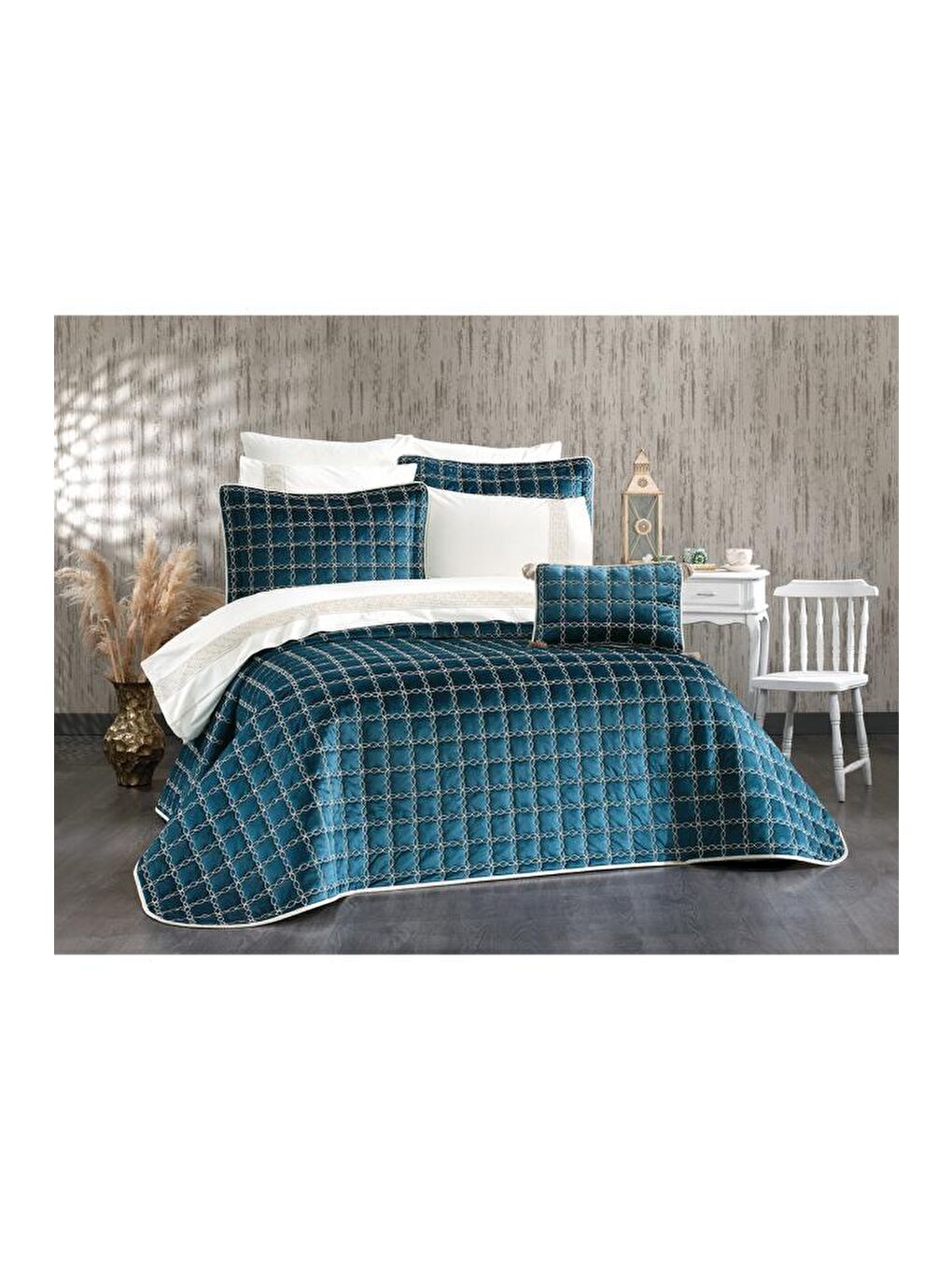 Merry 10 Parça Çeyiz Seti Zümrüt Yeşili-1