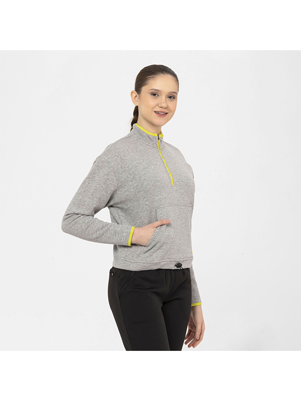 Sense Kadın Gri Sweatshirt-3