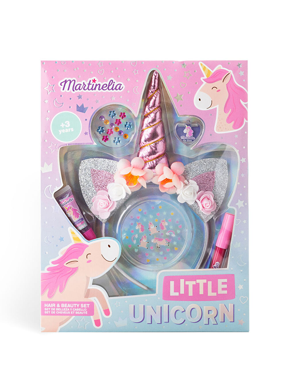 Martinelia Renksiz Little Unicorn Kız Çocuk Saç ve Güzellik Seti 26104