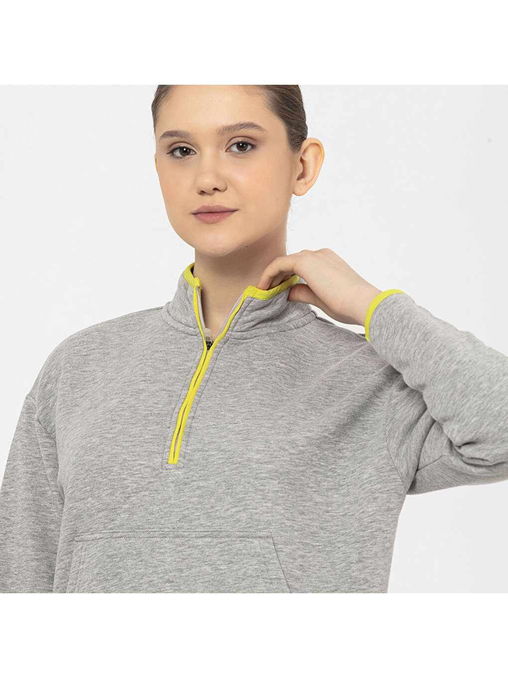 Sense Kadın Gri Sweatshirt-7