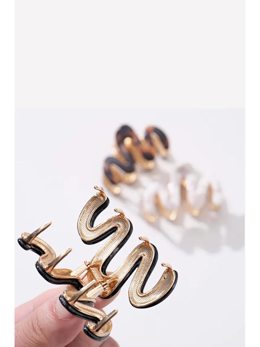 Kahverengi Dalga Model Lüks Mini Mandal Toka-2