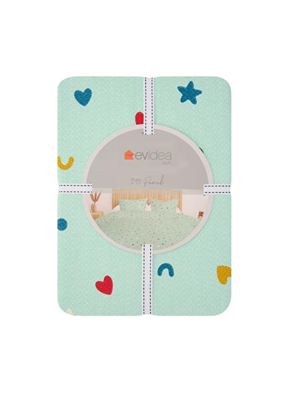 Soft Aurantium Çift Kişilik Pike Takımı - Yeşil-1