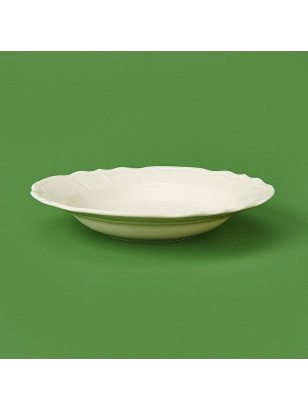 Ekru Tiffany Yemek Tabağı - Krem - 21 cm-2