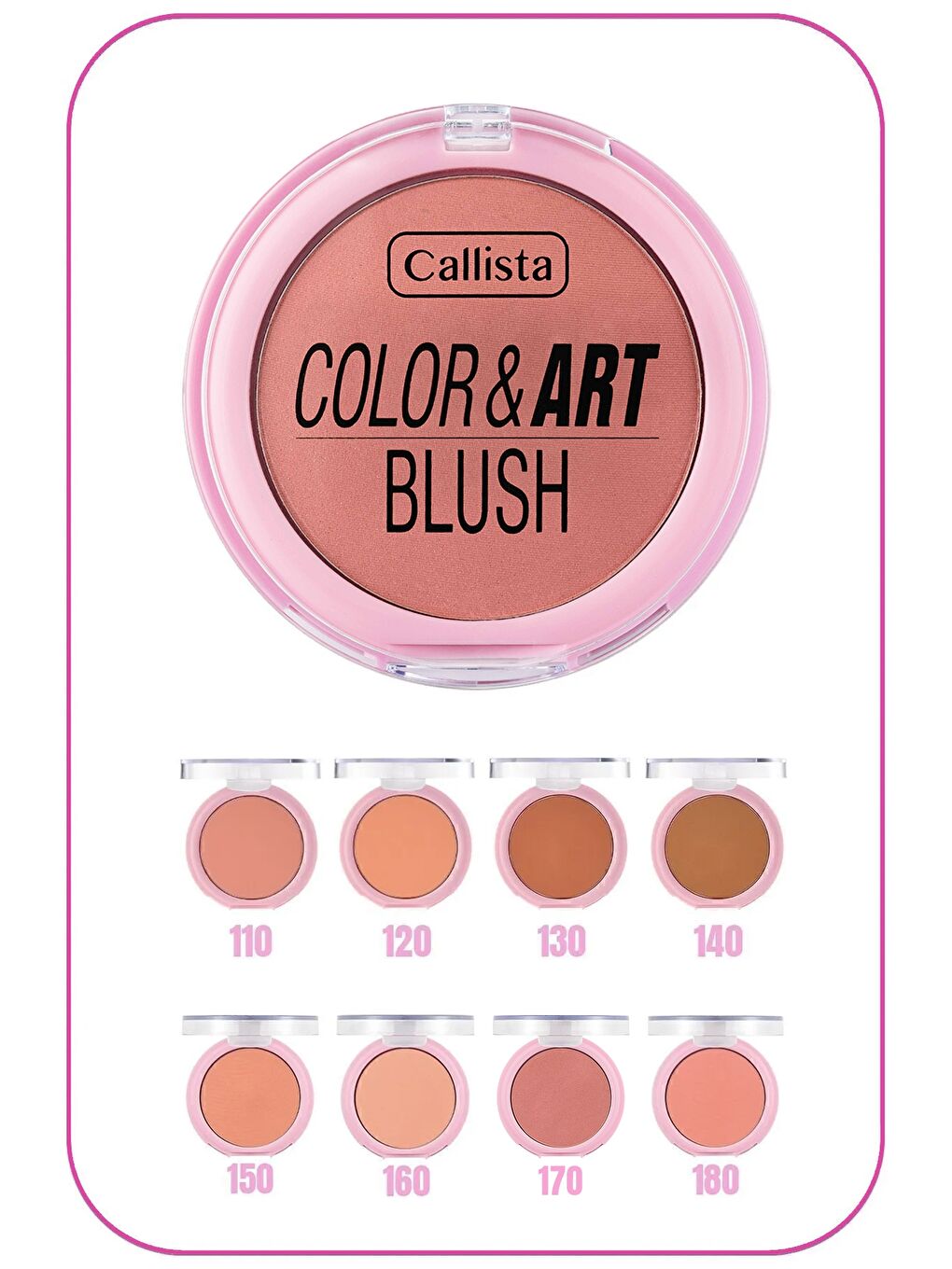 Callista Şeftali Color Art Blush Allık 170 Berry Bliss - 2