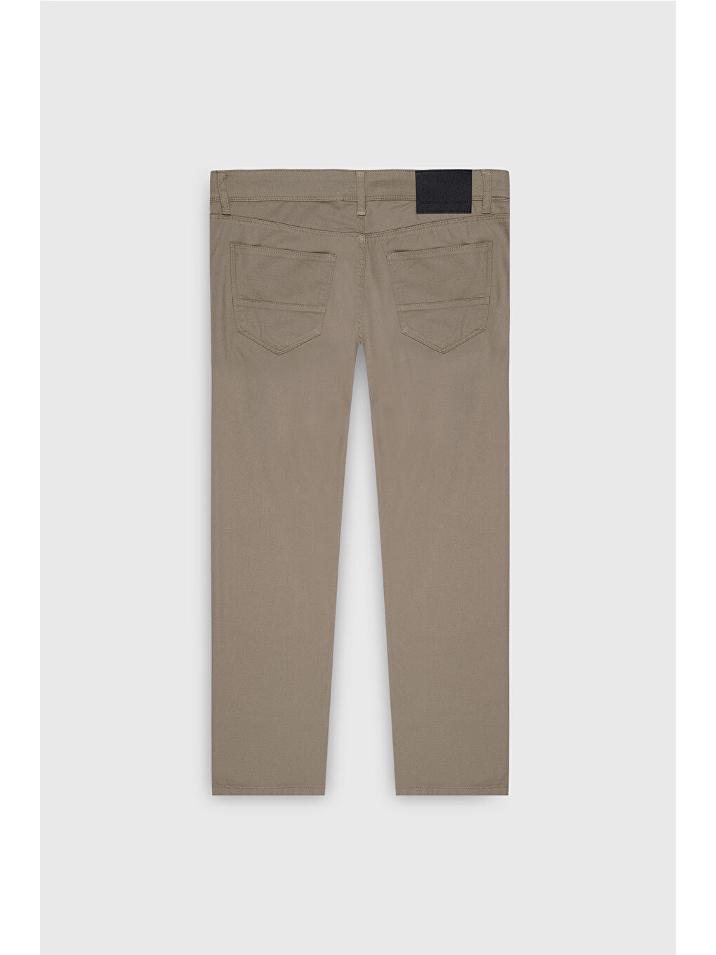 Erkek Koyu Bej Comfort Fit Rahat Kesim Pamuklu Armürlü 5 Cep Greensboro Pantolon-8