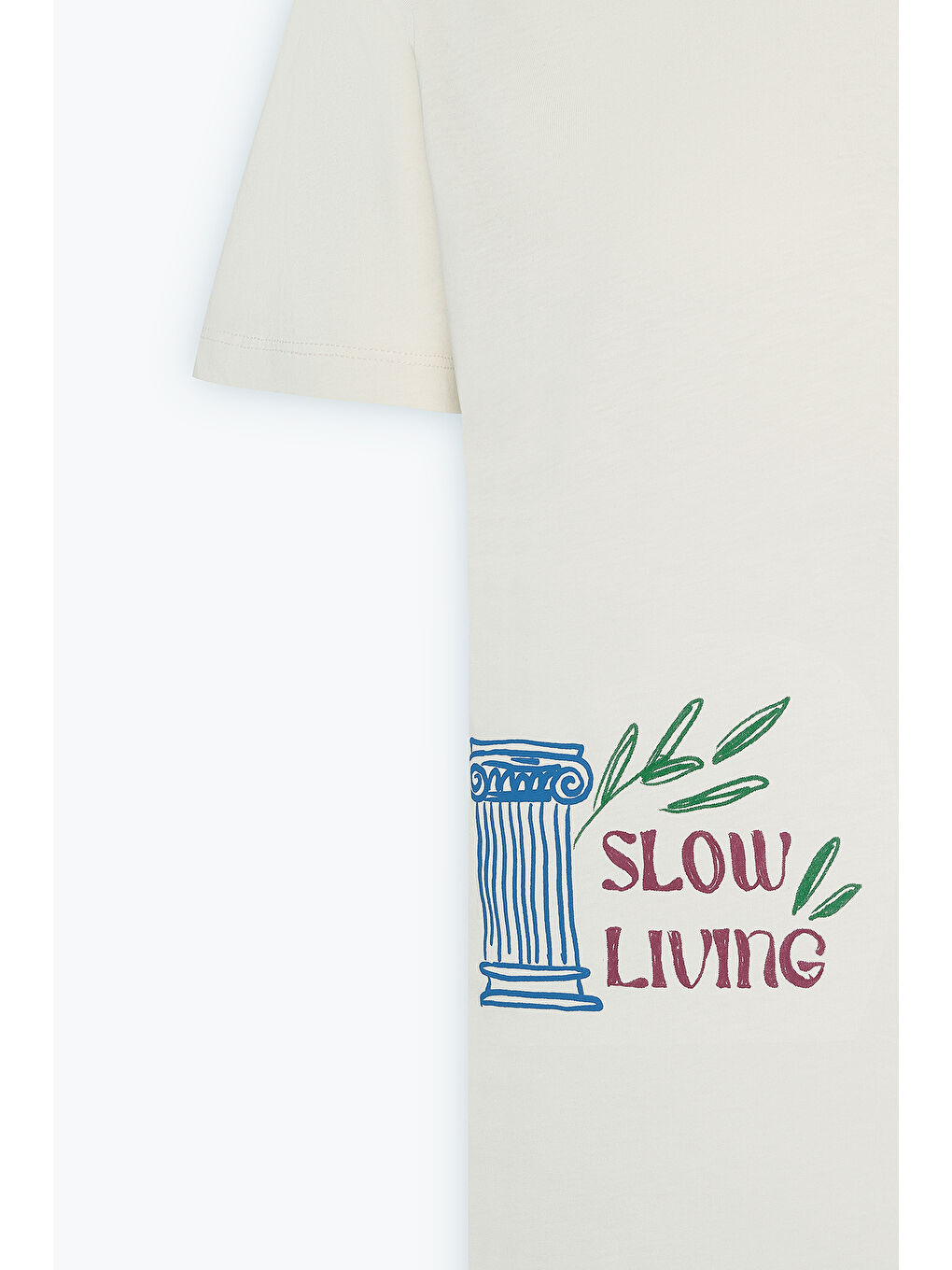 Erkek Sarı Standart Fit Normal Kesim %100 Pamuk Baskılı Bisiklet Yaka Tişört-9