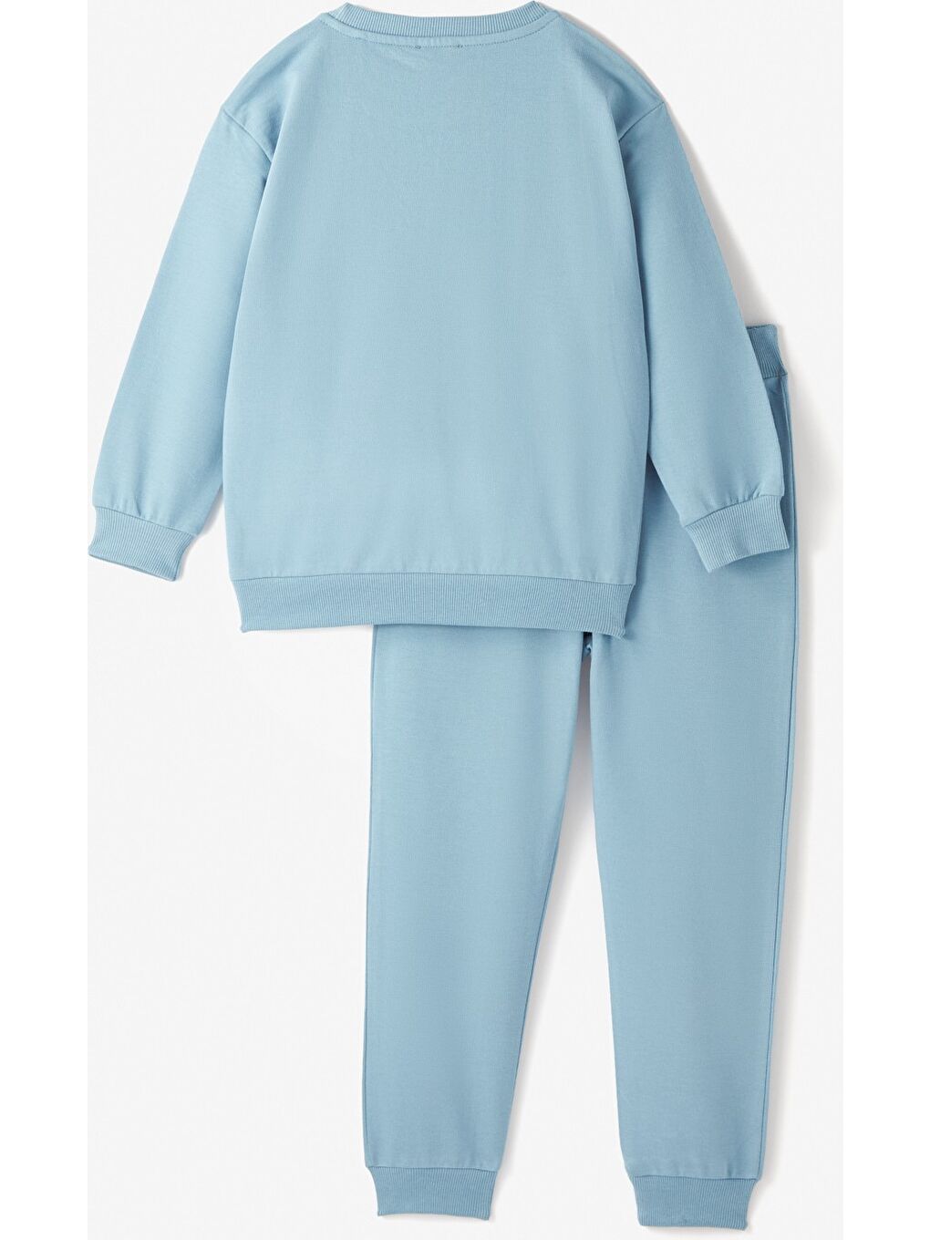 Mavi Erkek Çocuk Baskılı Eşofman Takımı-1