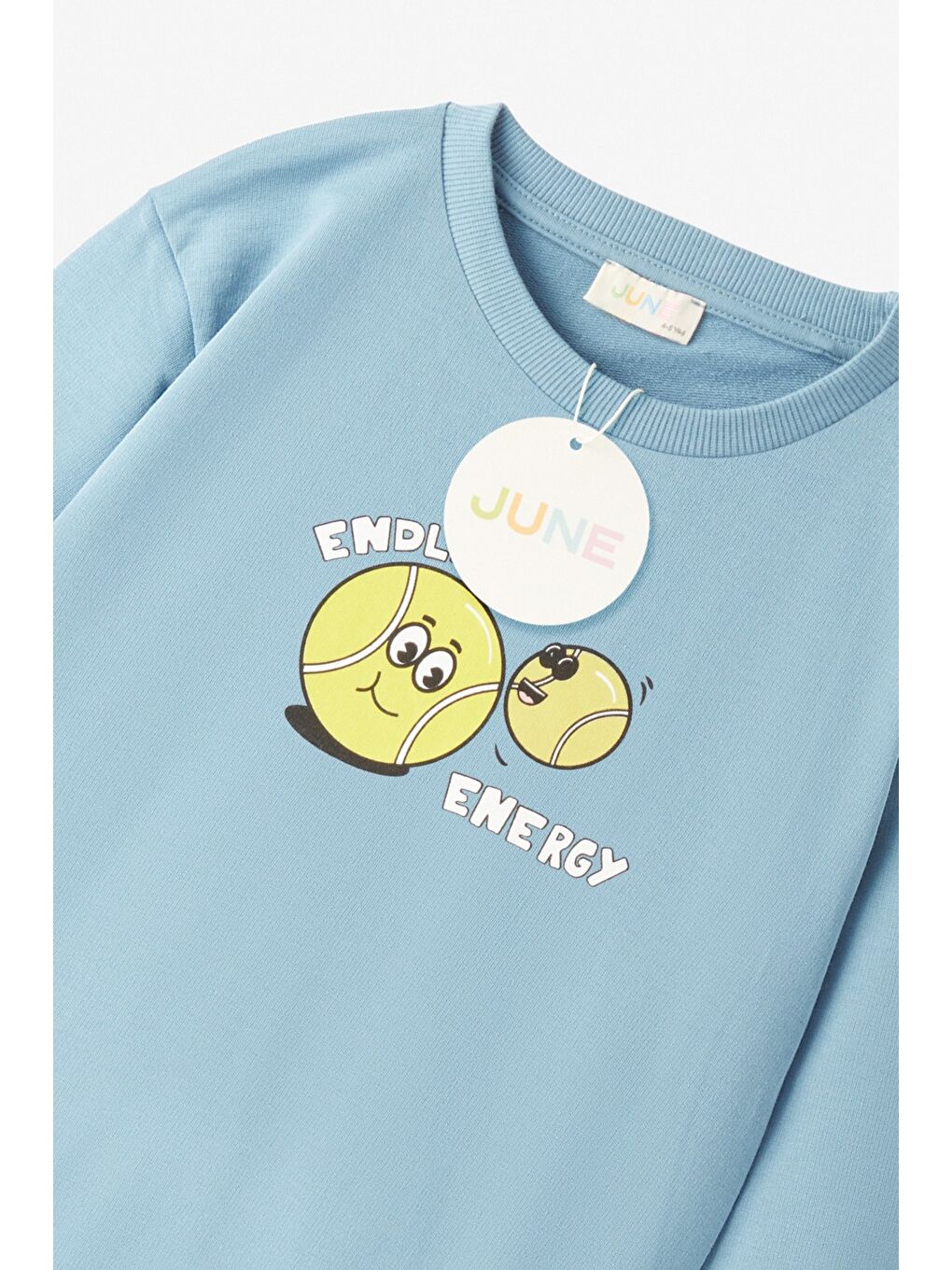 Mavi Erkek Çocuk Baskılı Eşofman Takımı-3