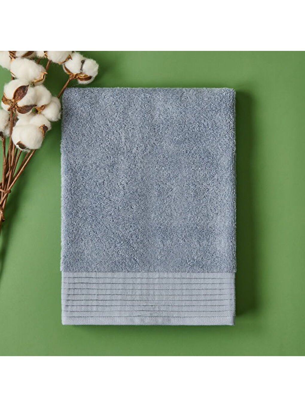 Soft Premium Yüz Havlusu - Mavi - 50x90 cm