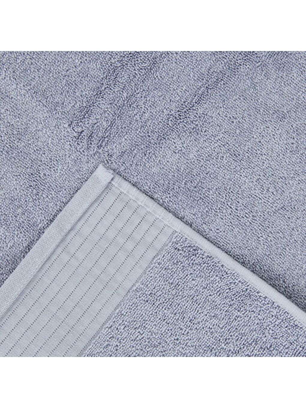 Soft Premium Yüz Havlusu - Mavi - 50x90 cm-3