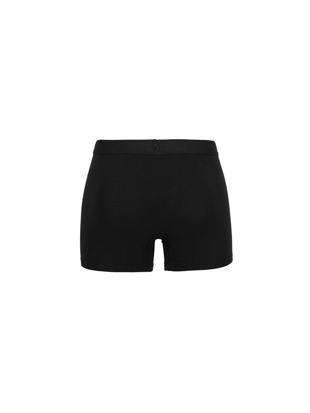 Siyah 2'li Düz Modal Karışımlı Pamuklu Boxer Seti-2