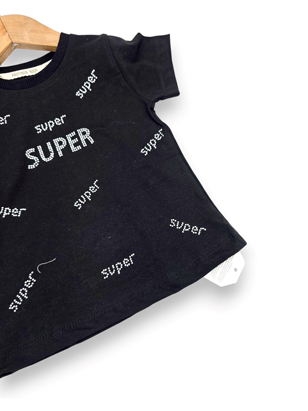 Siyah Kız Çocuk Yazlık Süper Baskılı Şortlu, T-shirtlü 2-3-4-5 Yaş Bebek Takımı-6
