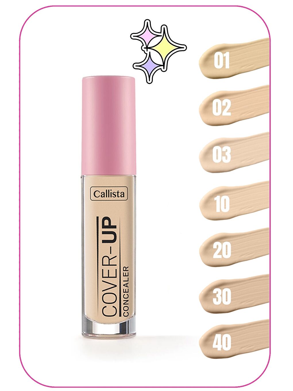 Callista Bej Cover Up Concealer Göz Altı Kapatıcısı 20 Sand - 2