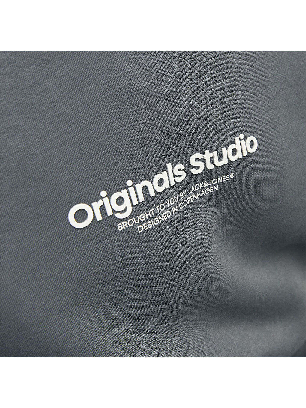 Vesterbro Erkek Gri Bisiklet Yaka Sweatshirt-4