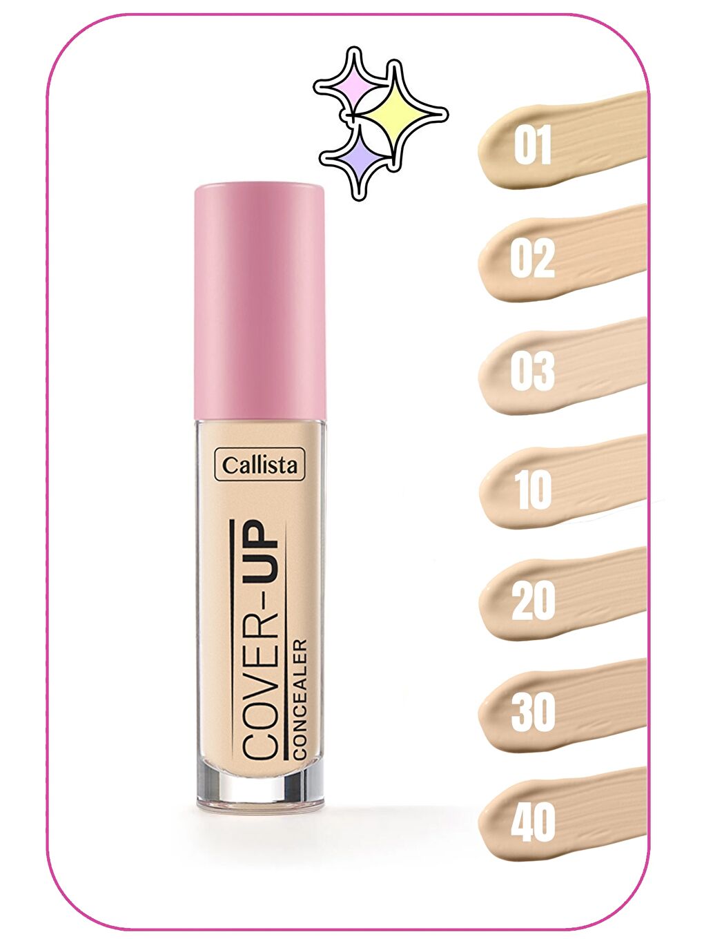 Callista Açık Bej Cover Up Concealer Göz Altı Kapatıcısı 10 Light Sand - 2