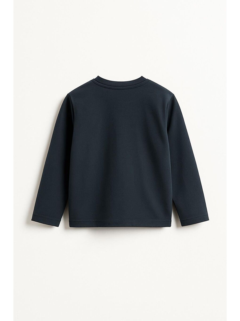 Erkek Çocuk %100 Pamuk Baskılı Uzun Kollu Tişört - Koyu Gri (3-4 Yaş 8-9 Yaş)-2