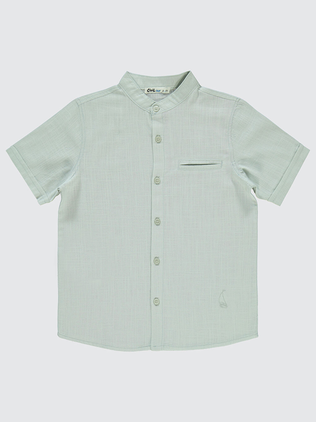 Boys Erkek Çocuk Gömlek 10-13 Yaş Açık Gri