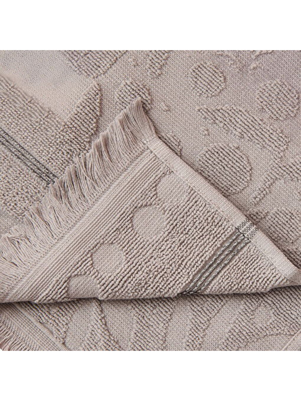 Soft Zeleno Banyo Havlusu - Gri - 70x140 cm-3